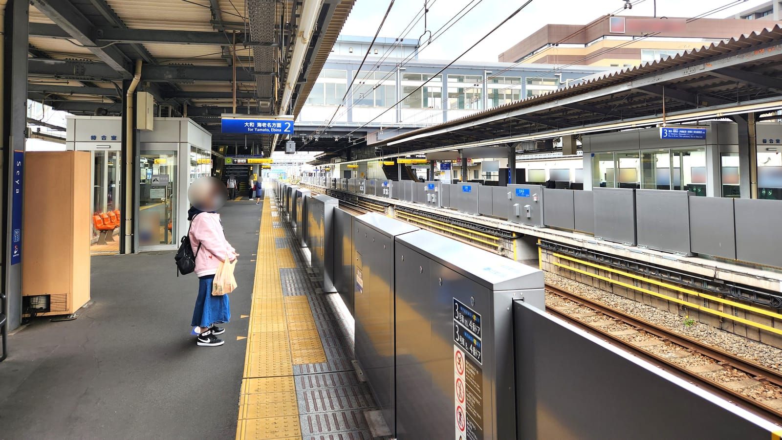 GREEN×EXPO 2027 셔틀버스 출발역인 소테쓰 본선 세야역 승강장
